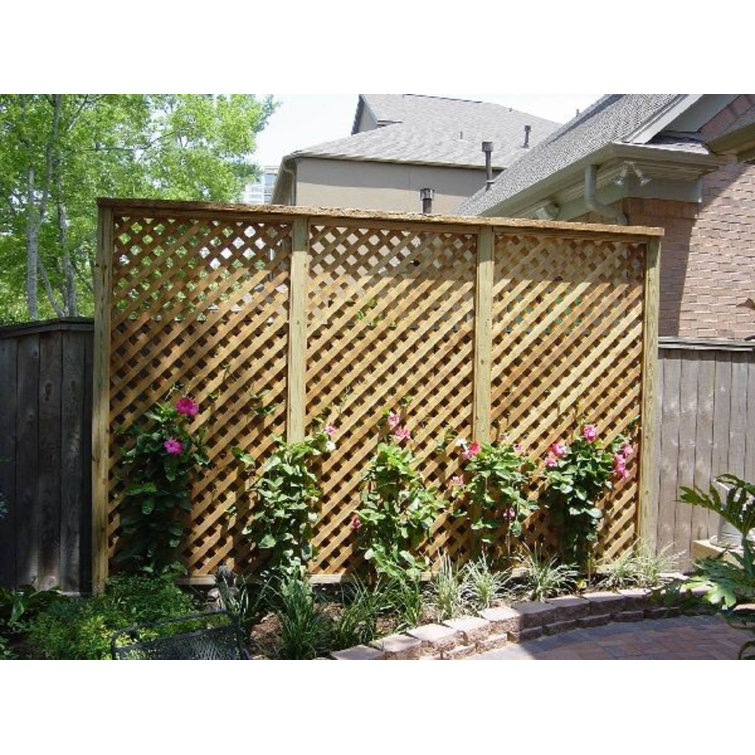 Porpora Wood Lattice Panel Trellis Wayfair